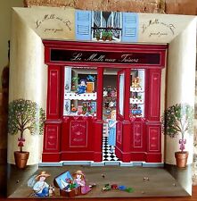 Naive art - painting on wood. Entitled "The Treasure Trunk". Painter: Regine