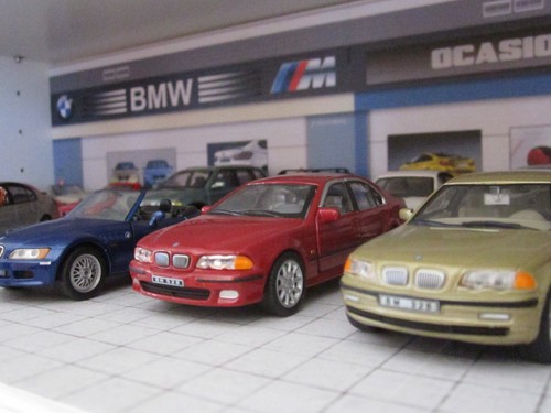 Diorama audi bmw - 1/43, "audi-bmw
