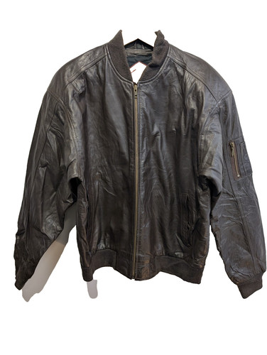 Blouson cuir marron weekends - cuir,