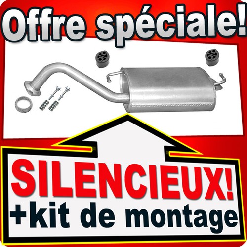 Silencieux arriere pour toyota - silencieux,