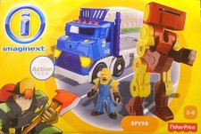 Imaginext camion robot Fisher-price NIB NF BFY74 action tech figure toy avec lum