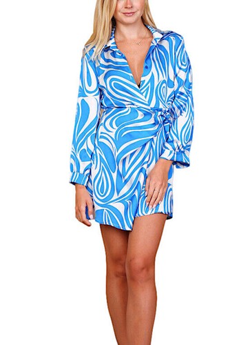 Abito chemise femme imprimé - chemise,