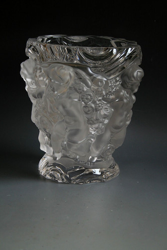 Vase verre bohème - en,