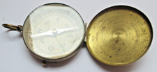 Ancienne petite boussole de poche en laiton doré accessoire vintage 5027