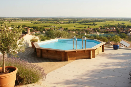 Piscine bois ubbink sunwater - ubbink,