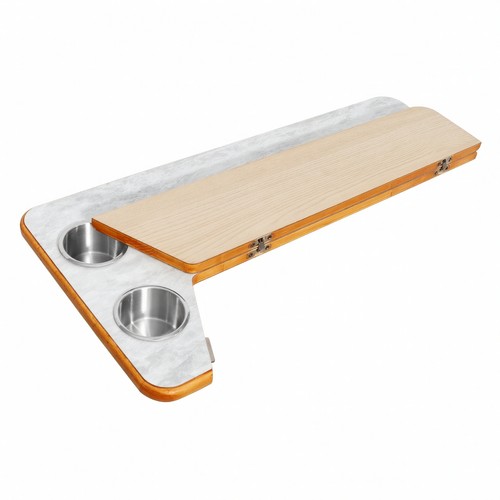 Plateau table avec 2 - plateau,