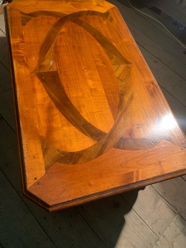 Table basse merisier - table,