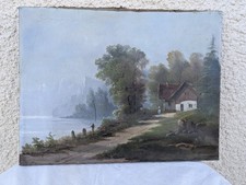 Tableau ancien huile sur toile