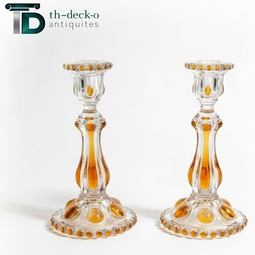 Baccarat paire bougeoirs - baccarat,