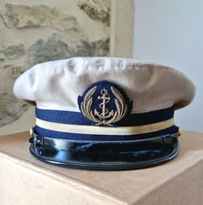 Casquette d'été Officier de Marine neuve et nominative - Années 50-60 
