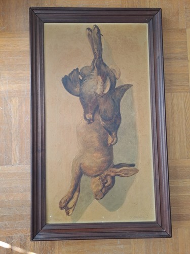 Nature morte aux - aux, lievre