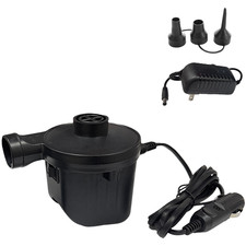 Pour Matelas 12V Voiture Pompe à Air Remplissage Rapide Trois Buses Interchange