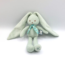 Peluche doudou Lapin Vert
