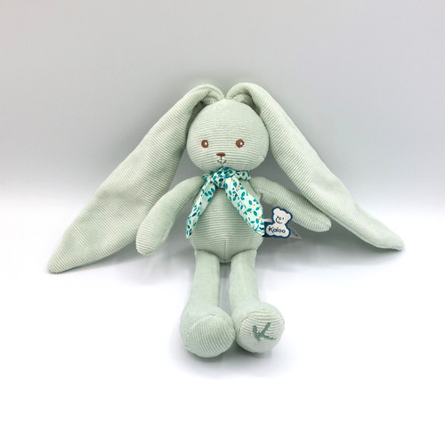 Peluche doudou lapin vert - peluche,