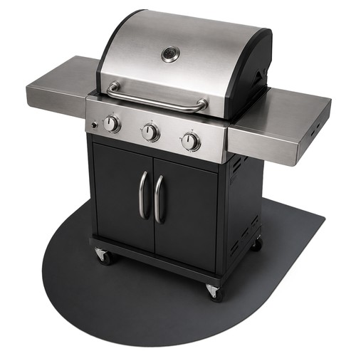 Tôle sol pour barbecue - pour, et