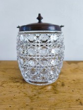 Pot à biscuit en cristal de