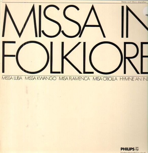 Messgesänge missa folklore - messgesänge, in