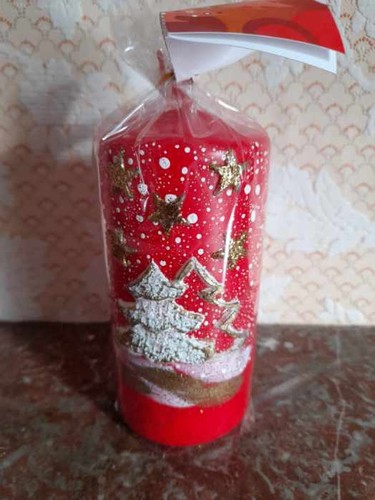 Bougie déco noël - bougie,