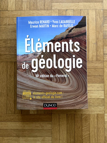 Elements geologie 16e ed - geologie,