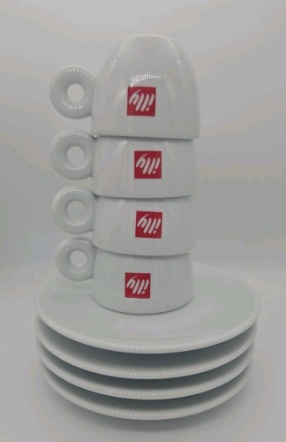 Illy espresso cups saucers set - saucers,
