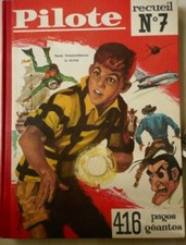 recueil  reliure journal Pilote 7 (1961) BD ancienne côte BDM 250e TBE