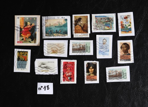Lot timbres tableaux - 14,