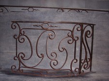 RAMPE D'ESCALIER FERRONNERIE 