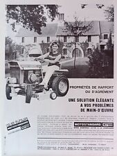 MOTOSTANDARD vintage Print Ad !! " MICROTRACTEUR "