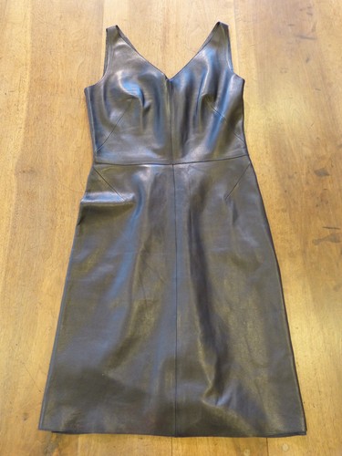Black lamb leather - leather, dress