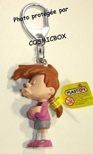 TITEUF comic book keychain figure NADIA girlfriend PLASTOY keychain figure keyring girl