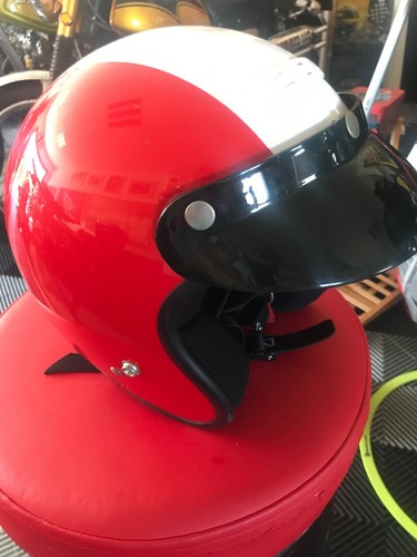 Casque jet vintage marque ixs - jet,