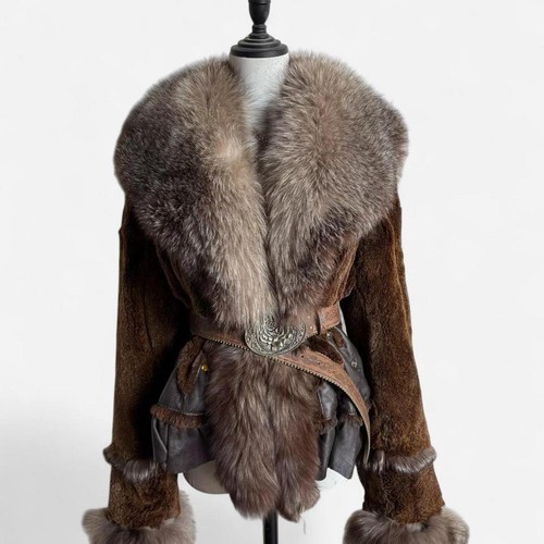 Manteau femme fourrure - manteau,