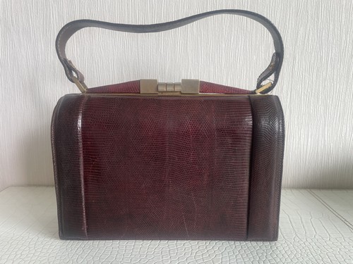 Ancien sac vintage peau - sac, de
