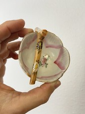 Handle Lotus Pink Flower Fishing Branch Bowl Cup