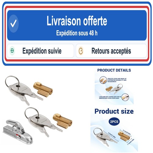 Cadenas antivol remorque - , 2