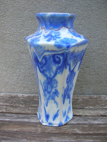 Vase faience martres - vase,