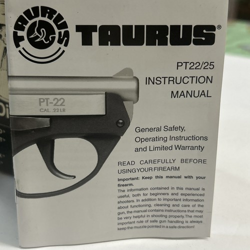 Taurus 25 instruction - taurus,