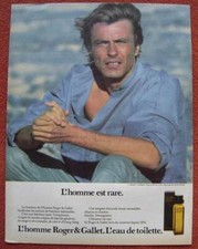 Publicité Papier - Eau de Toilette "L'homme" de Roger & Gallet de 1984