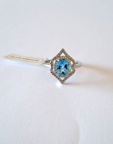 Bague topaze bleu - , suisse