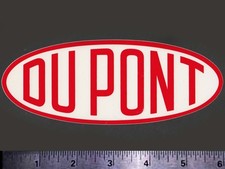 DU PONT Automotive Products - Original Vintage 70’s Racing Decal/Sticker NASCAR