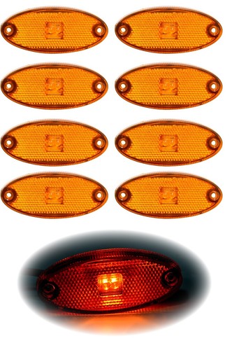 Feux position orange 12v - feux,