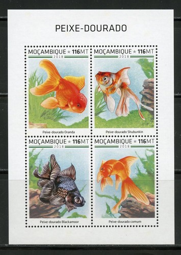 Mozambique 2018 gold fish - mozambique,