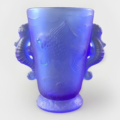 Josef inwald vase fonds - vase, marin