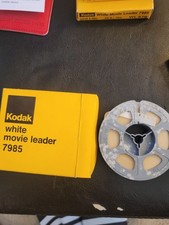Kodak White Movie FILM LEADER #7985 8 mm x 50 ft 15 meters (WL629) UNUSED IN BOX