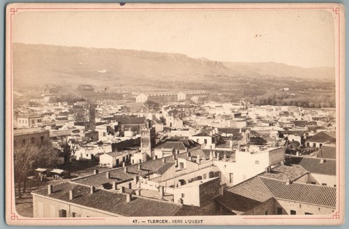 1880 algérie tlemcen vue - algérie,