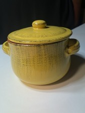 De Silva Terre D-Umbria Italy Terracotta Glazed Baker's Pot with Lid