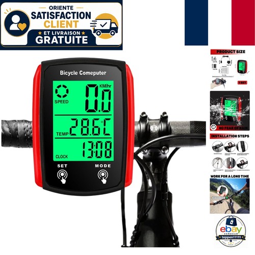 Compteur vitesse vélo - compteur,