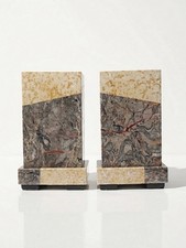 Paire de serre-livres, décor