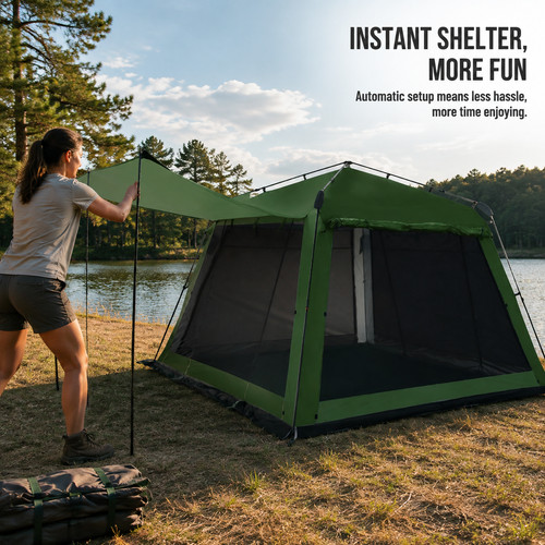 Tente camping automatique - , 6-8