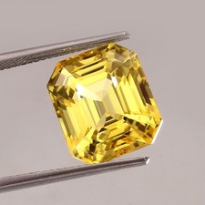 Saphir Jaune De Ceylan Naturel
